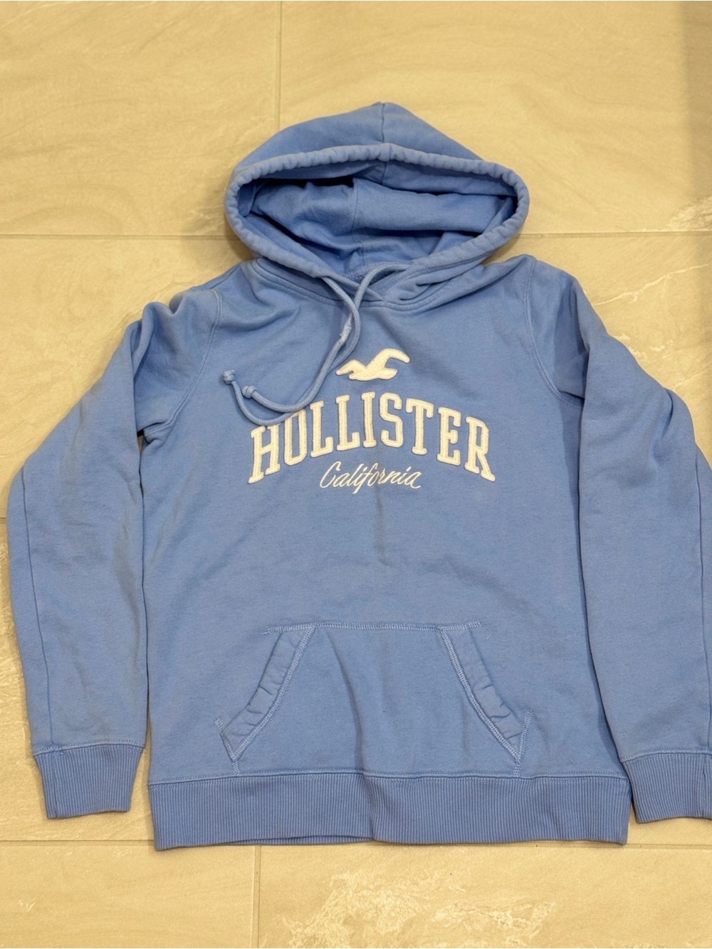 Hollister Blue Hoodie Preppy Y2K 2000s Style